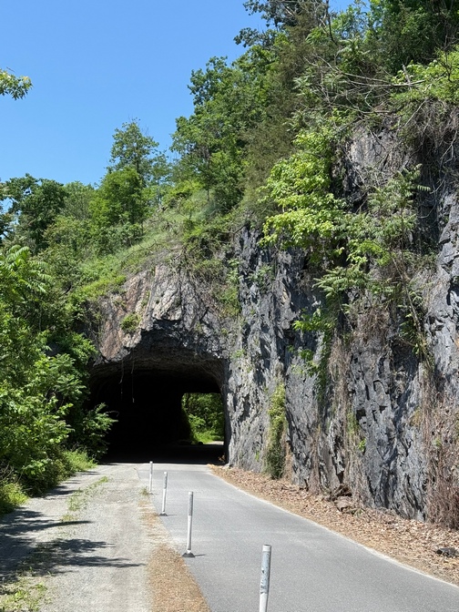 Northwest Trail railroad tunnel