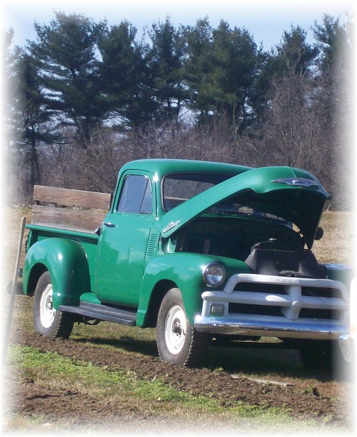 Old truck in field in Lancaster County PA