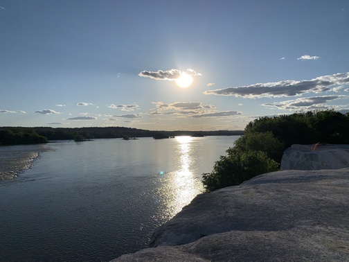 River sunset, Lancaster County, PA 5/31/20 (Click to enlarge)