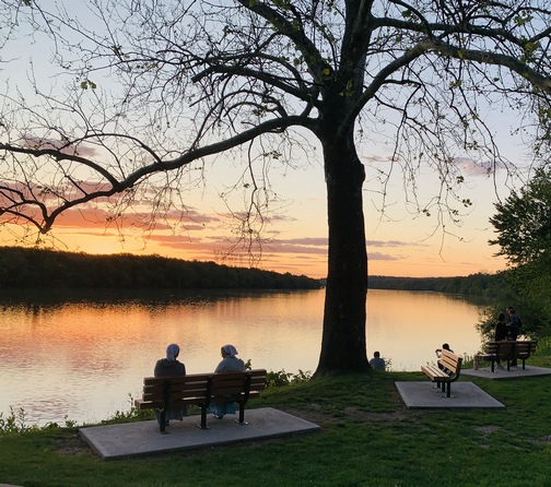 River sunset, Lancaster County, PA 5/31/20 (Click to enlarge)