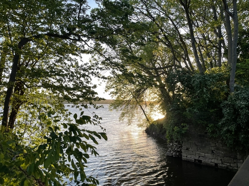 Sunset over the Susquehanna River