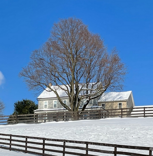 Union School Road farmhouse