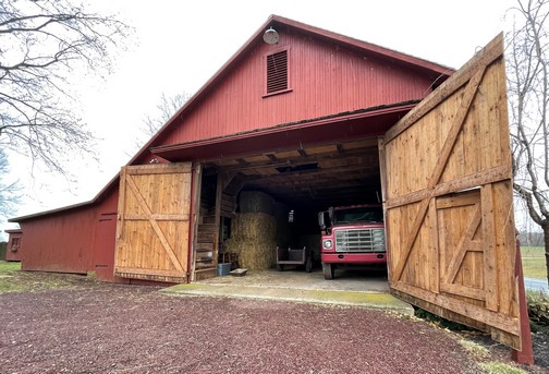 Lebanon County, PA barn interior 3/3/23