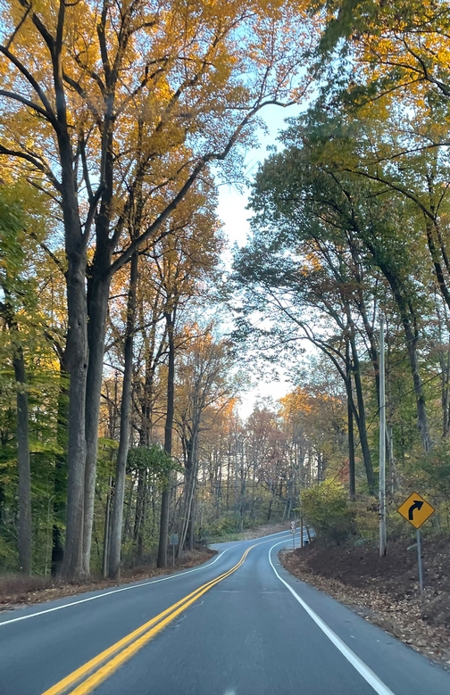 Road scene in Lebanon County