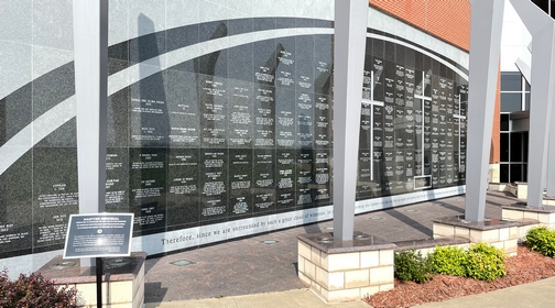 Voice of Martyrs wall