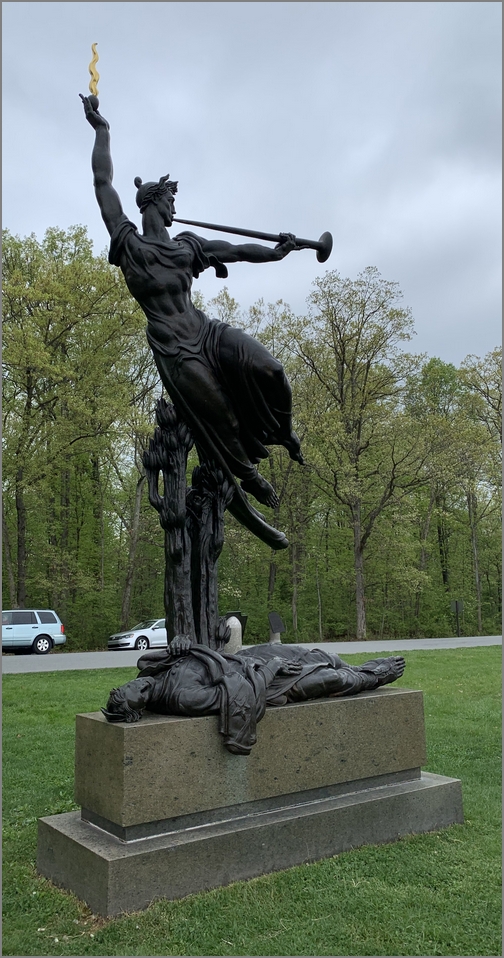 Monument in Gettysburg, PA 4/28/19