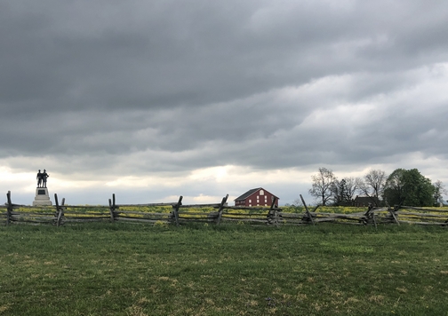 Scene in Gettysburg, PA 4/28/19