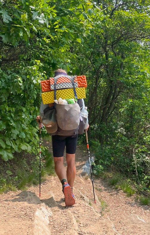 Appalachian Trail hiker