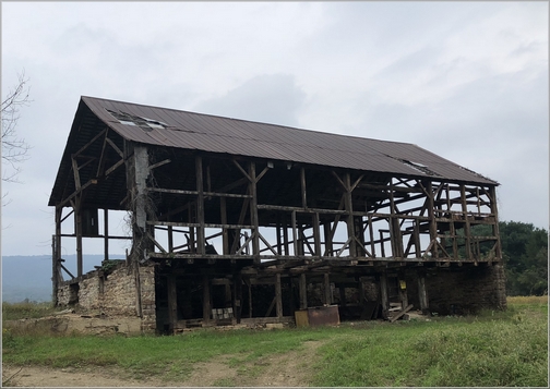 Berks County Barn remains 10/2/18 (Click to enlarge)