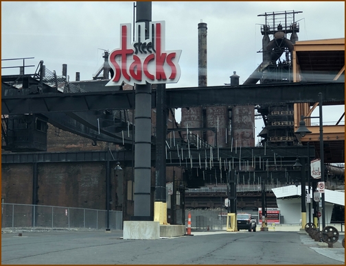 Bethlehem Steel blast furnaces 12/25/18 (Click to enlarge)