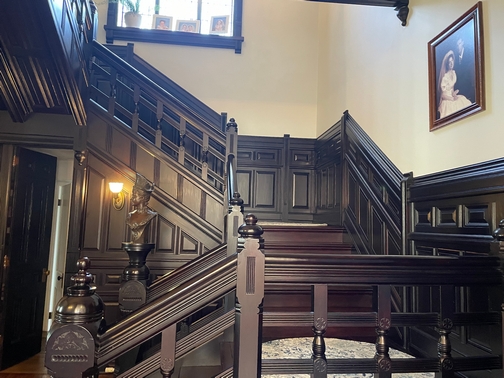Doctor's Inn Bed and Breakfast staircase, Danville, PA