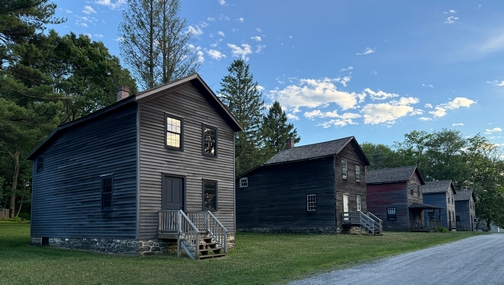 Eckley miner's village houses