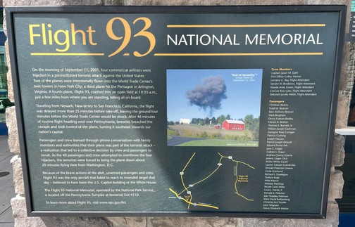Flight 93 plaque
