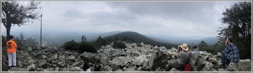 Hawk Mountain north lookout 10/2/18 (Click to enlarge)