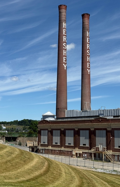 Hershey smoke stacks