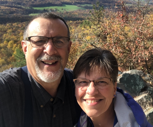 Kimmel lookout point selfie, Appalachian Trail
