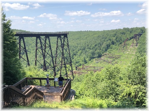 Kinzua Bridge overlook 6/30/18 (Click to enlarge)