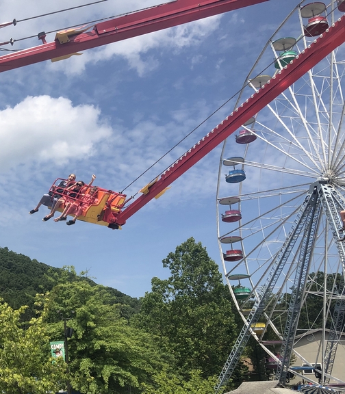 Knoebel's thrill ride 7/16/19 Click to enlarge