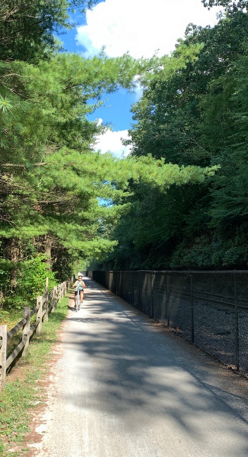 Lehigh Gorge rail trail near Jim Thorpe, PA