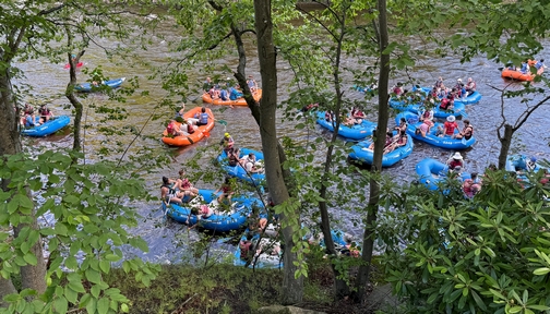 Lehigh River rafters