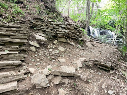 Falls trail steps