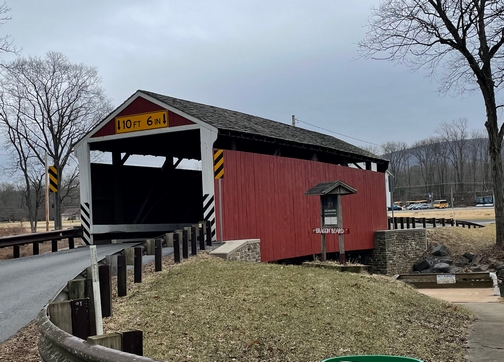 Rock Covered Bridge in southern Schuylkill County