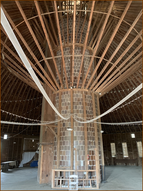 Round barn loft near Gettysburg, PA 4/29/19