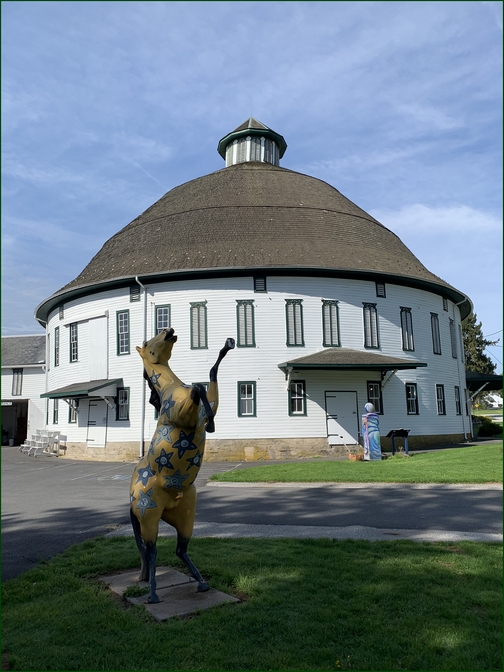 Round barn near Gettysburg, PA 4/29/19