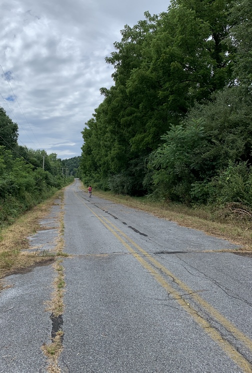 Abandoned Road section of the Swatara Rail trail 7/28/20