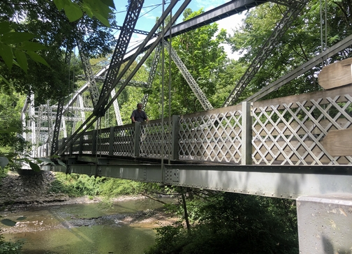Waterville Bridge of the Swatara Rail trail 7/28/20