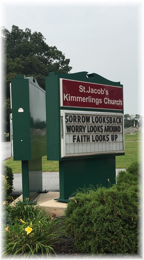 Lebanon County church sign