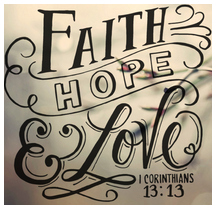 Faith, hope and love
