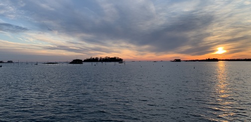 Thimble Islands sunset CT (click to enlarge)