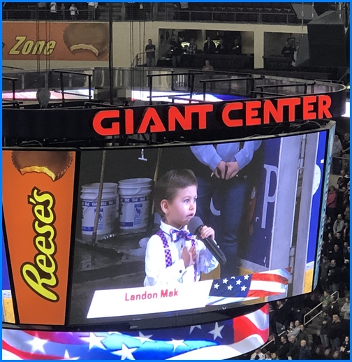 Hershey Bears hockey game anthem 3/13/19