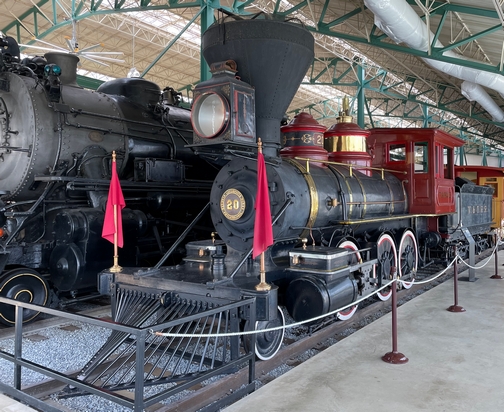 Baldwin locomotive 20, PA Railroad museum