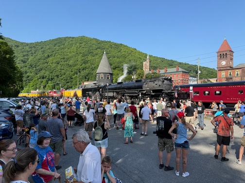 Big Boy steam engine in Jim Thorpe