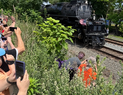 Big Boy passing through Palmyra, PA