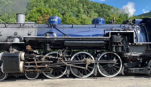 Steam engine 425 in Jim Thorpe
