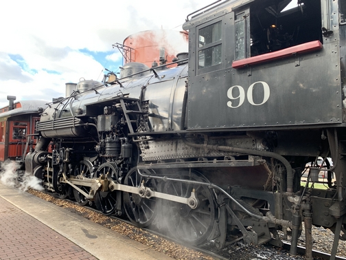 Strasburg Engine 90 10/17/19 (Click to enlarge)
