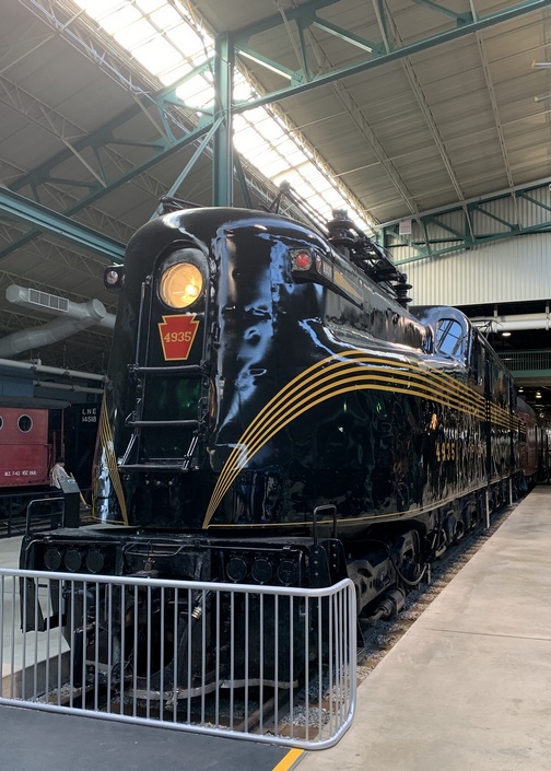 Locomotive at Pennsylvania Train Museum, Lancaster County, PA 11/4/19 (Click to enlarge)