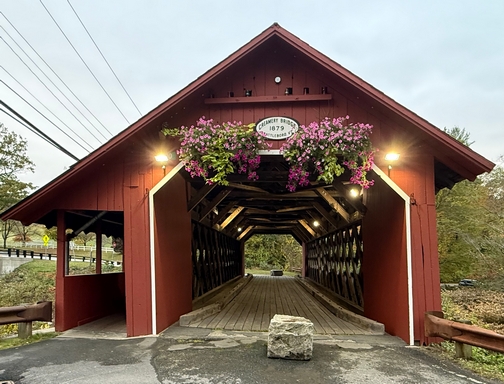 Creamery covered bridge, Brattleboro Vermont