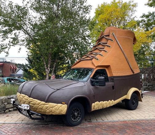 LL Bean bootmobile
