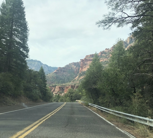 Oak Creek Canyon road to Sedona, AZ 9/25/19