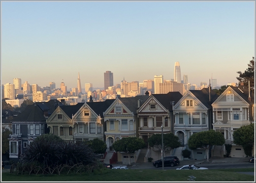 Painted ladies in San Francisco 10/18/18 (Click to enlarge)