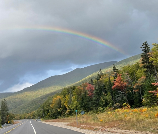 White Mountain rainbow