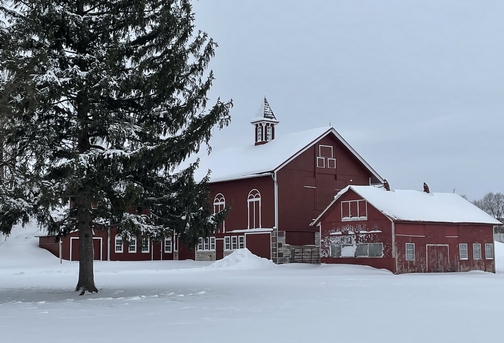 Red barn in Lebanon County, PA