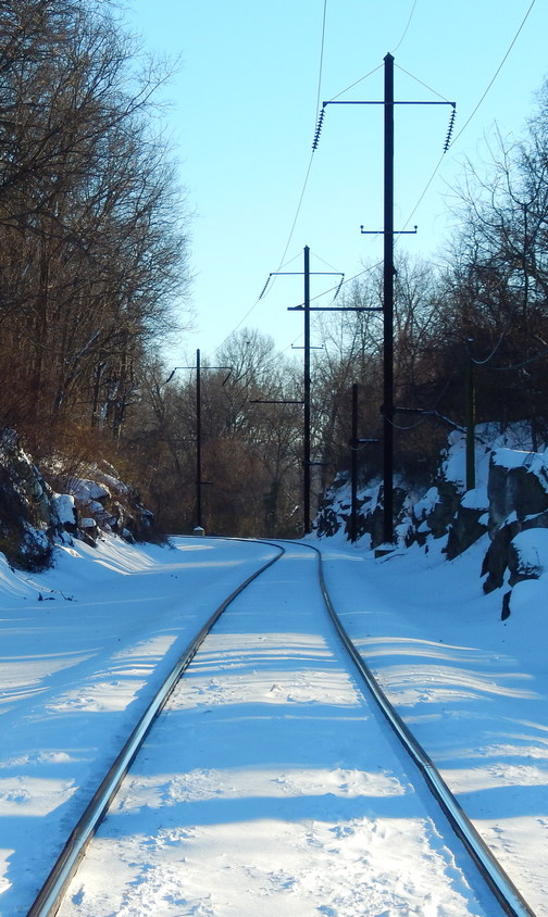 Railroad tracks in Bainbridge, PA